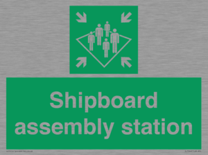 Shipboard assembly station